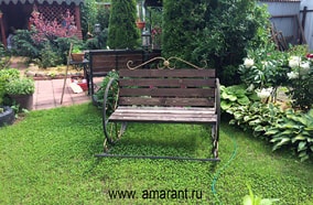 Садовая скамейка-качалка (120см)