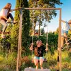 Купить Качели «Триумф» с брусьями и турником - фото 1