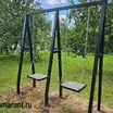 Купить Качели для двоих с сиденьем из ДПК - фото 1