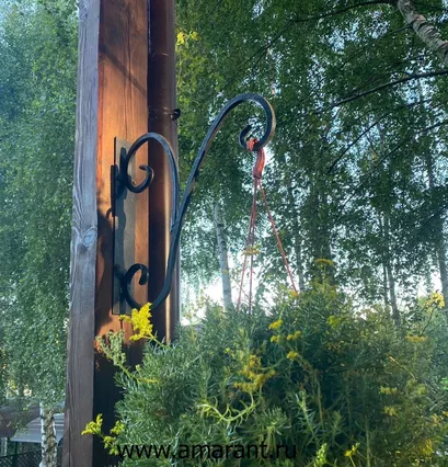 Купить Подвесной кованый кронштейн "Икар" - фото 1