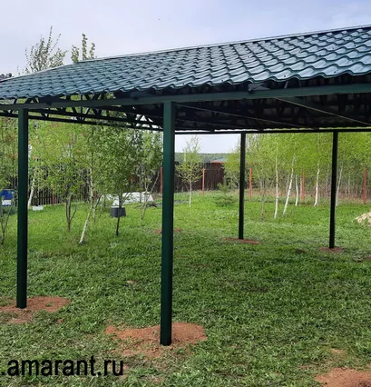 Купить Навес двухскатный - фото 1