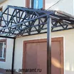 Купить Навес из монолитного поликарбоната - фото 1